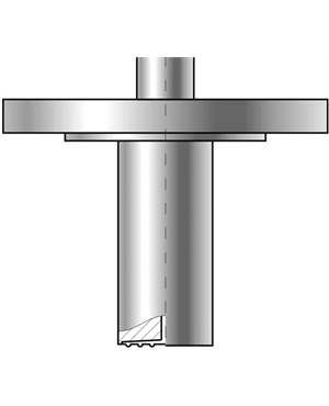 Flanged seals with extended diaphragm S-T